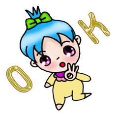 [LINEスタンプ] Fhasai girl