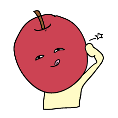 [LINEスタンプ] りんごの精