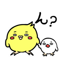 オカメさんと文鳥くん