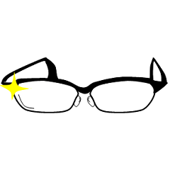 [LINEスタンプ] クールなメガネの画像（メイン）