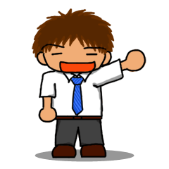 [LINEスタンプ] サラリーマン きっちゃんくん