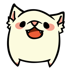 [LINEスタンプ] White Spitz