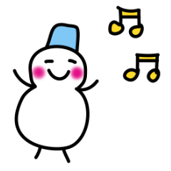 [LINEスタンプ] 雪だるまさんスタンプ