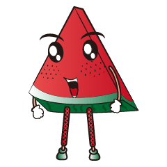 [LINEスタンプ] SuIKa-Man(Watermelon In Summer.)