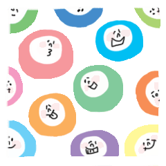 [LINEスタンプ] 顔シリーズスタンプ