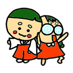 [LINEスタンプ] ずーずーみこちゃんずー