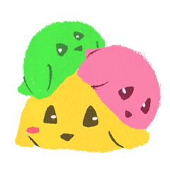 [LINEスタンプ] いろがみひよこ