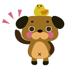 [LINEスタンプ] Bow-wow ワルツの画像（メイン）