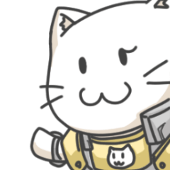 [LINEスタンプ] ネコ騎士 にゃいと_リメイクの画像（メイン）