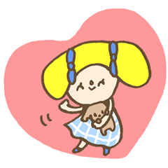 [LINEスタンプ] き な こ ち ゃ んの画像（メイン）