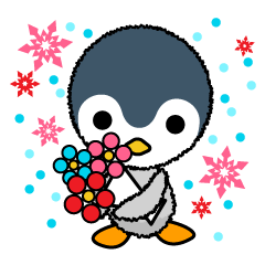 [LINEスタンプ] 赤ちゃんペンギンの画像（メイン）