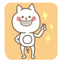 [LINEスタンプ] 会話が上手な、ねこ八の画像（メイン）