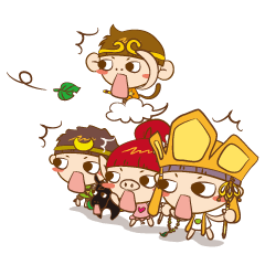 [LINEスタンプ] MIGO< Journey to the West>の画像（メイン）