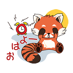 [LINEスタンプ] Little Tipsy the Red Pandaの画像（メイン）