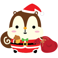 [LINEスタンプ] Squly ＆ Friends: メリークリスマス