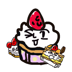 [LINEスタンプ] Fantastic Cakes