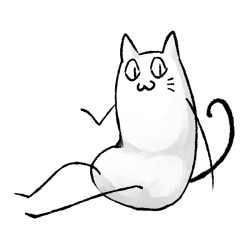 [LINEスタンプ] 奇妙な猫のスタンプの画像（メイン）
