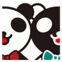 [LINEスタンプ] 白黒パンダ vol.1