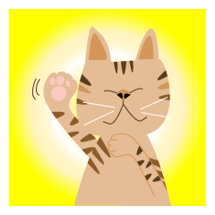 [LINEスタンプ] pineapple cat