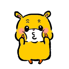 [LINEスタンプ] はむすけ