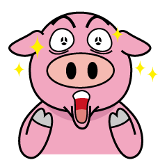 [LINEスタンプ] Piggy's Summer Days