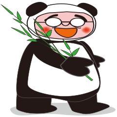 [LINEスタンプ] パンダおやぢ滑川三郎の画像（メイン）