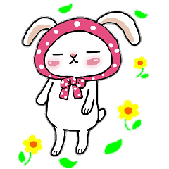 [LINEスタンプ] うさ子日和