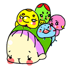 [LINEスタンプ] でこもも＆ともだち