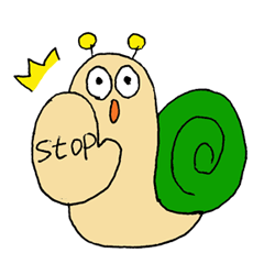 [LINEスタンプ] 関西出身のカタツムリ君