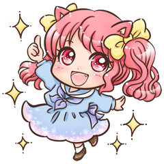 [LINEスタンプ] ネコ耳スタンプ☆敬語・日常編