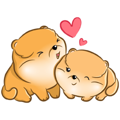 [LINEスタンプ] PUPPY POM