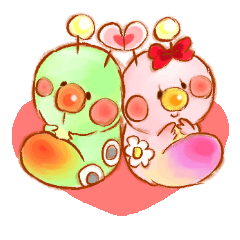 [LINEスタンプ] かわいいあおむしの画像（メイン）