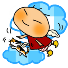 [LINEスタンプ] ふっちゃんとわさびの愉快な日常