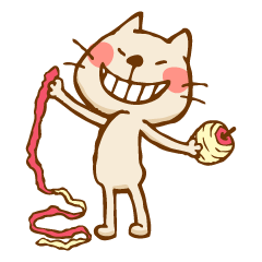 [LINEスタンプ] ねこのむっちゃん