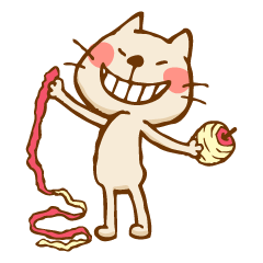 [LINEスタンプ] ねこのむっちゃんの画像（メイン）