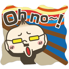 [LINEスタンプ] Onion uncle 1  (English version)