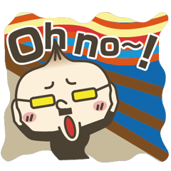 [LINEスタンプ] Onion uncle 1  (English version)の画像（メイン）