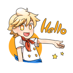[LINEスタンプ] Everyday with the Butter Boy