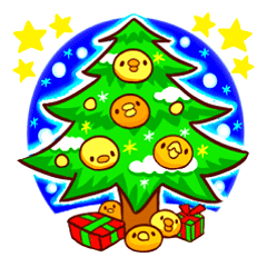 [LINEスタンプ] ひよこイズム・クリスマス冬パックの画像（メイン）