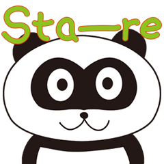 [LINEスタンプ] Panda's Padawo kun(English version)の画像（メイン）