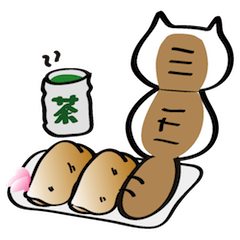 [LINEスタンプ] いなりキャット