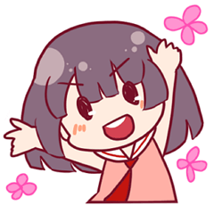 [LINEスタンプ] 前髪ぱっつん