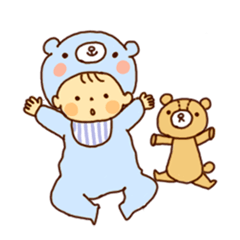 [LINEスタンプ] ふわふわベビーの画像（メイン）