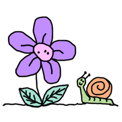 [LINEスタンプ] Pretty Flower Power！