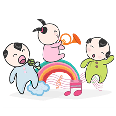 [LINEスタンプ] Vietnamese baby