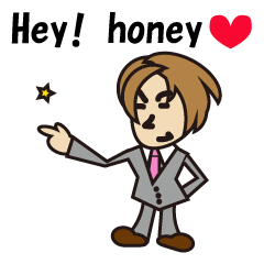 [LINEスタンプ] Honey Matuoka