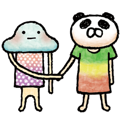 [LINEスタンプ] UFO ＆ パンダの画像（メイン）