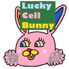 [LINEスタンプ] Lucky Cell Bunnyの画像（メイン）