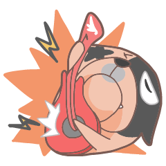 [LINEスタンプ] Bull Rock