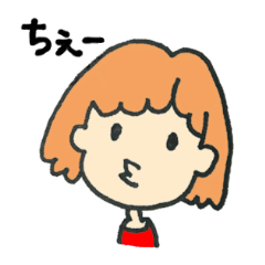 [LINEスタンプ] マイペースな可愛い女の子